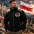 Polar Patriotyczny z Haftem NSZ Jaszczur, Czarny -moro